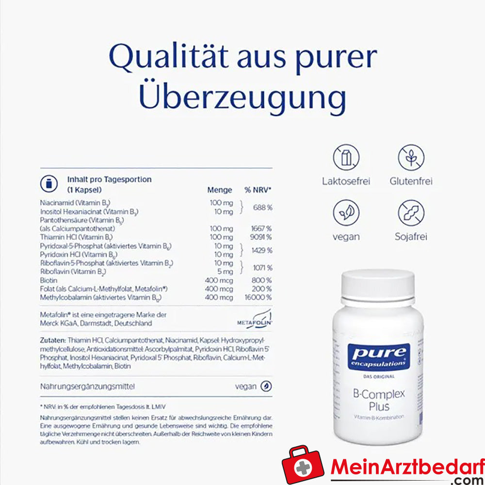 Pure Encapsulations® B-Complex Plus, 120 St..