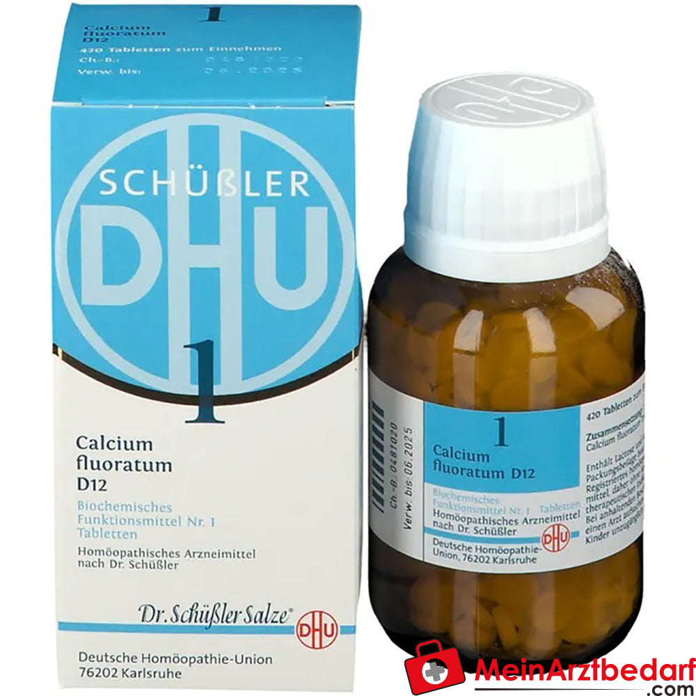 DHU Sale di Schuessler n. 1 Calcio fluoratum D12 globuli 80 g