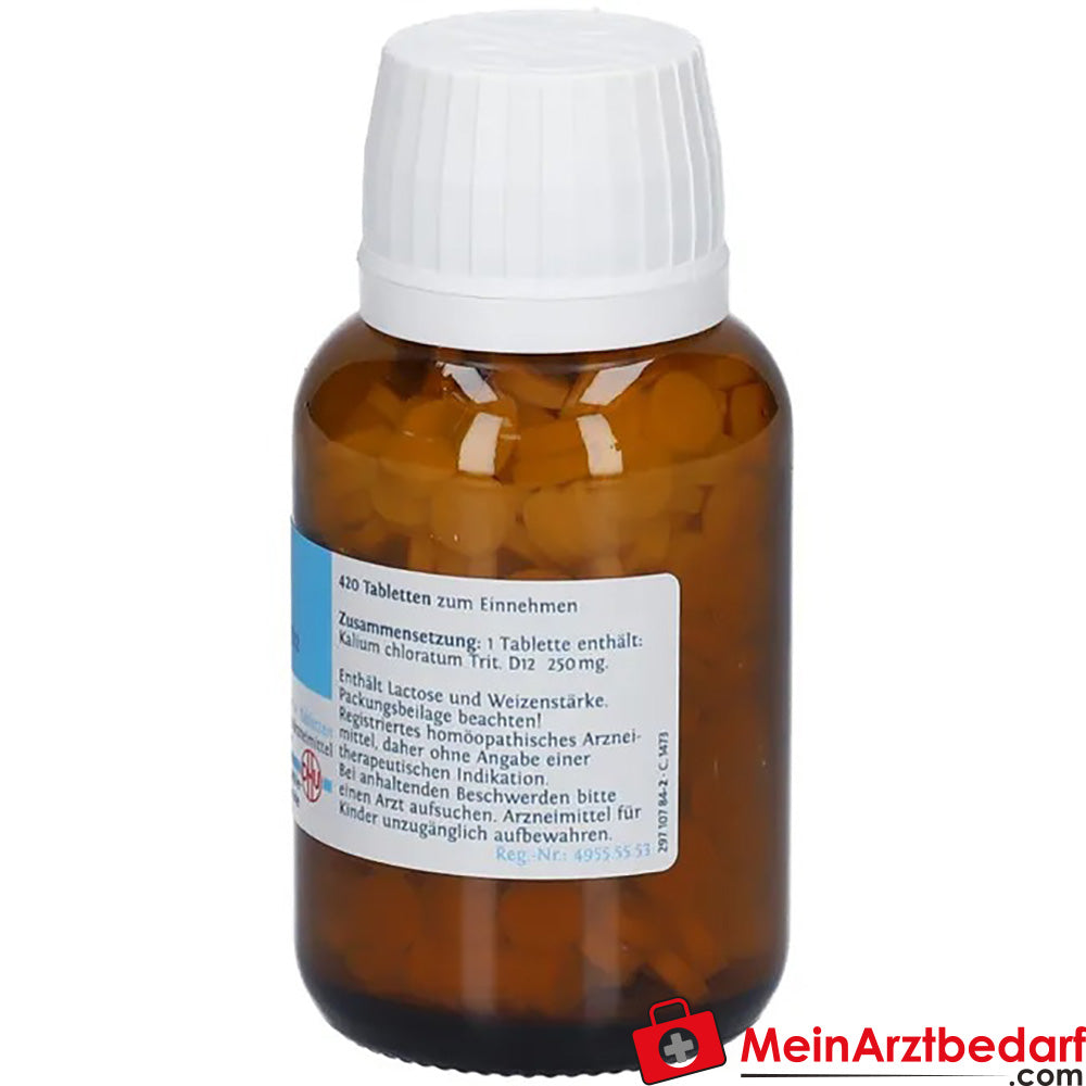 DHU Sel de Schüssler No 4 Kalium chloratum D12 comprimés 80 pc