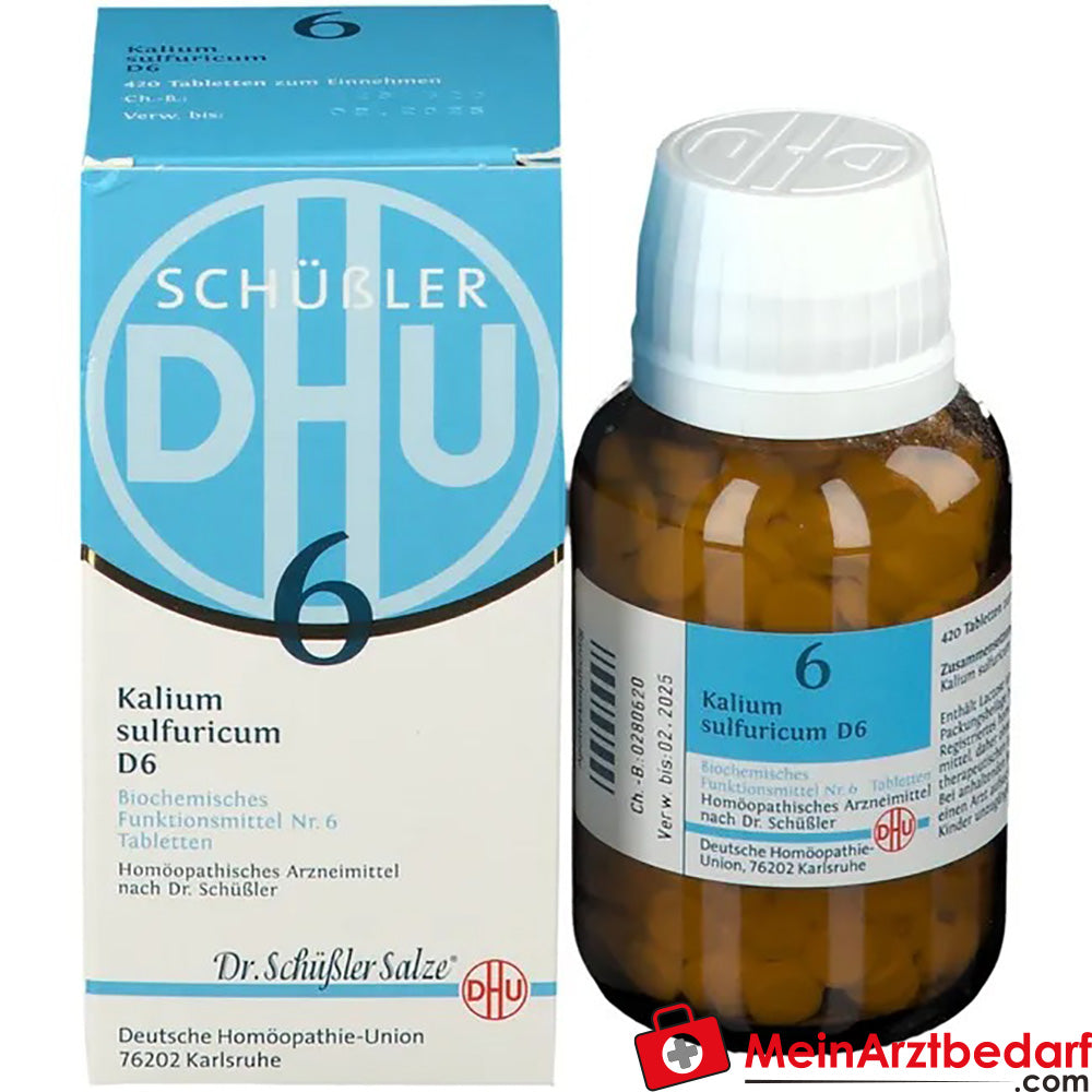 DHU Schüßler-Salz Nr. 6 Kalium sulfuricum D6 250 mg Tabletten