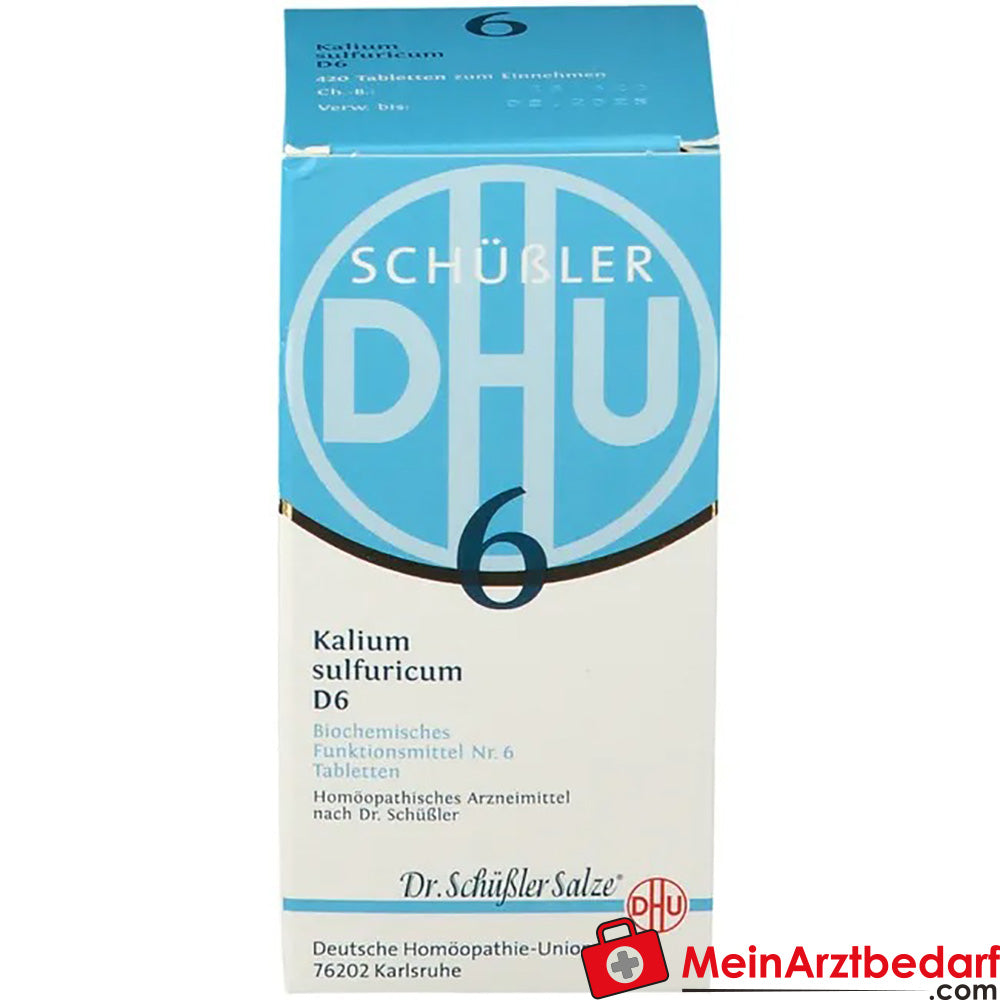 DHU Schüßler-Salz Nr. 6 Kalium sulfuricum D6 250 mg Tabletten