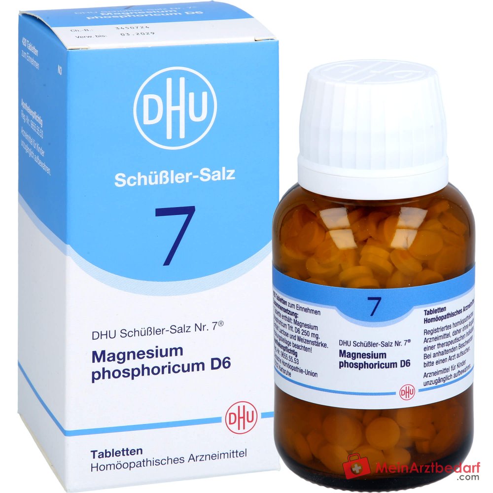 DHU Schuessler zout nr. 7 Magnesium phosphoricum D6 homeopathisch geneesmiddel