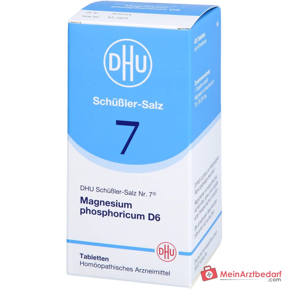 DHU Schuessler zout nr. 7 Magnesium phosphoricum D6 homeopathisch geneesmiddel