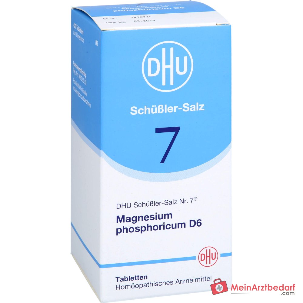 DHU Schuessler zout nr. 7 Magnesium phosphoricum D6 homeopathisch geneesmiddel
