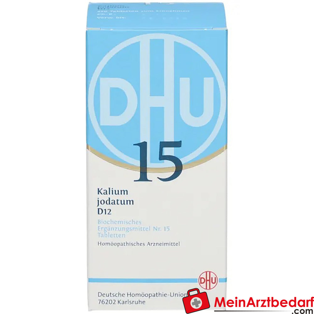 DHU Biochemie 15 Kalium iodatum D12 comprimés