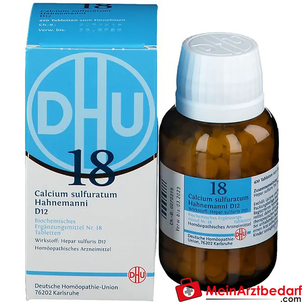 DHU Biochemie 18 Calcium sulfuratum D12.