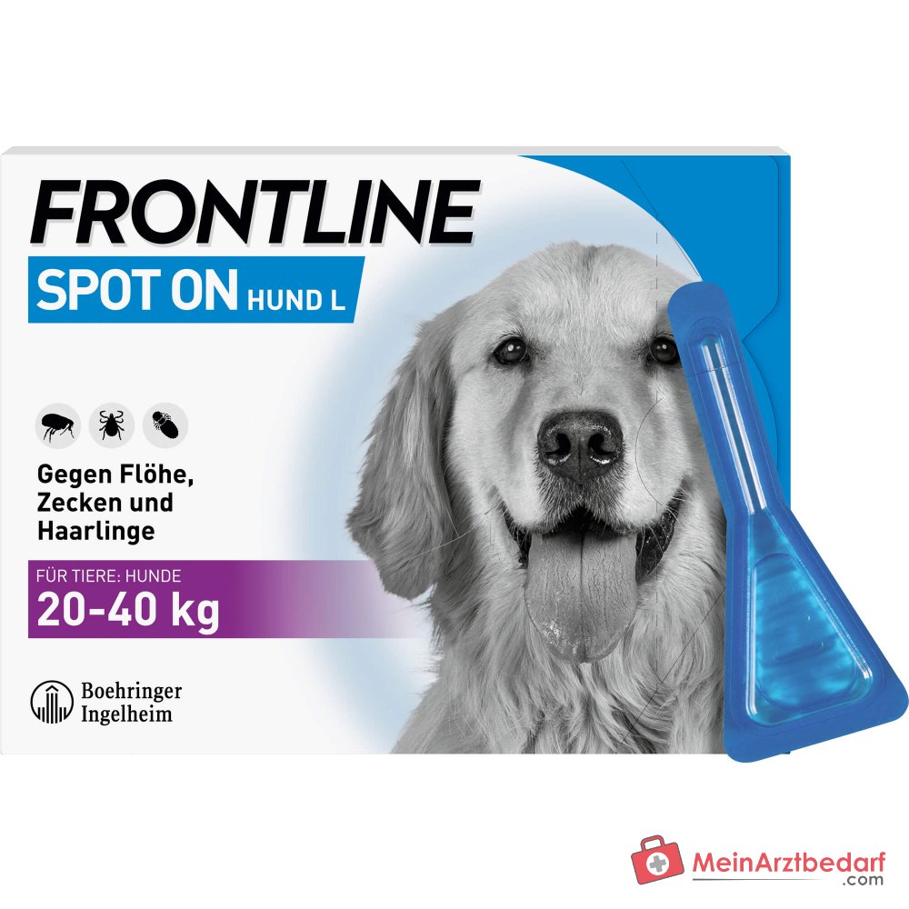 Frontline Spot On Hond 20-40 kg Fipronil pipetten 3 stuks