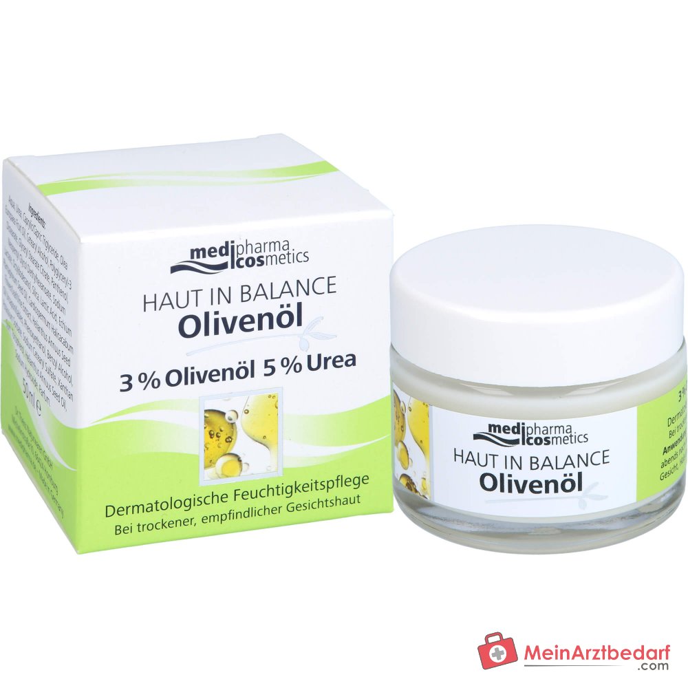 medipharma cosmetics Haut in Balance Olivenöl Feuchtigkeitspflege Creme, 50 ml