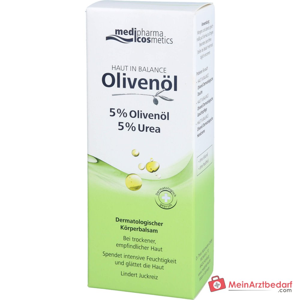 medipharma cosmetics Haut in Balance Olivenöl Bálsamo Corporal Dermatológico, 200 ml