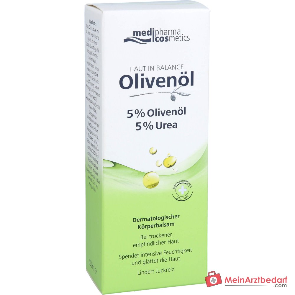 medipharma cosmetics Haut in Balance Olivenöl Bálsamo Corporal Dermatológico, 200 ml