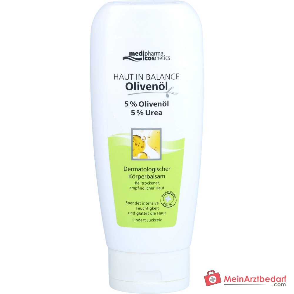 medipharma cosmetics Haut in Balance Olivenöl Bálsamo Corporal Dermatológico, 200 ml