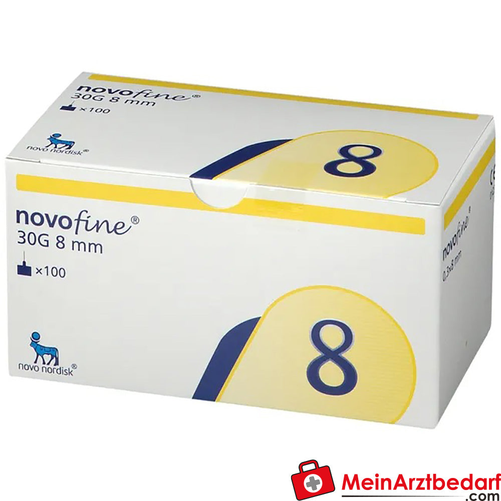 NovoFine® 8mm 30g TW Injektionsnadeln, 100 St..