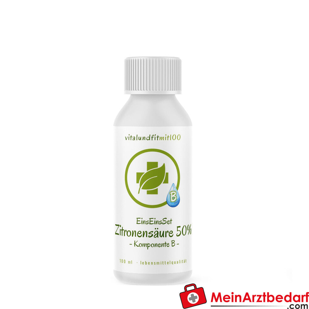 50 % Zitronensäure-Lösung 100 ml HDPE.