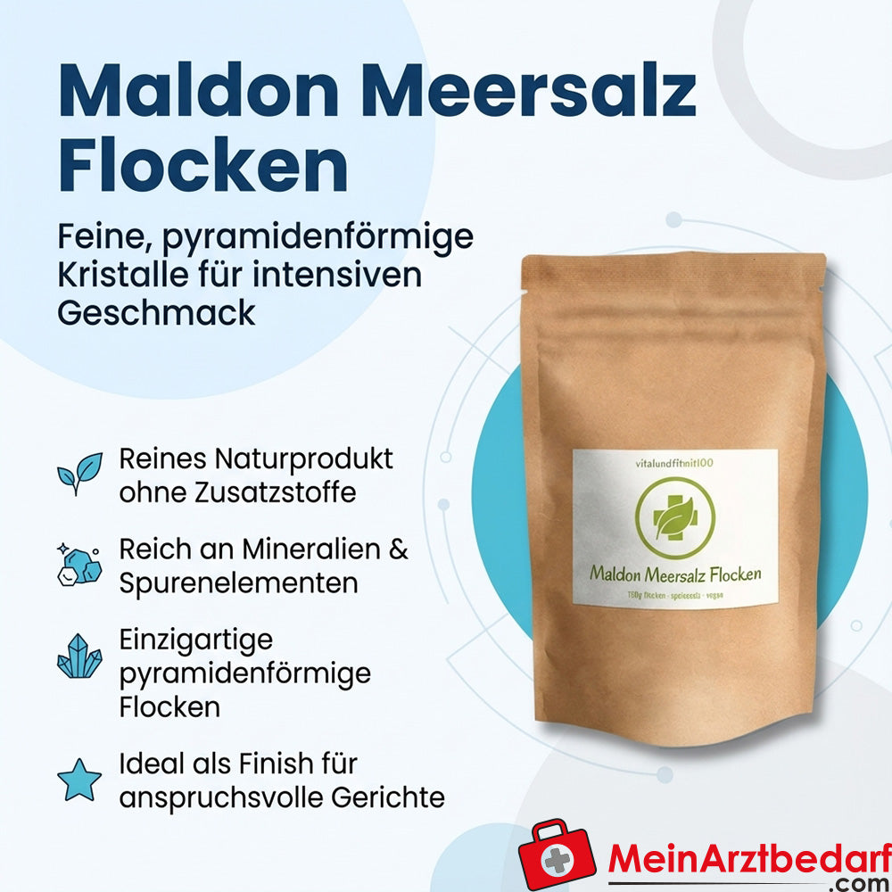 Maldon zeezoutvlokken naturel 150 g