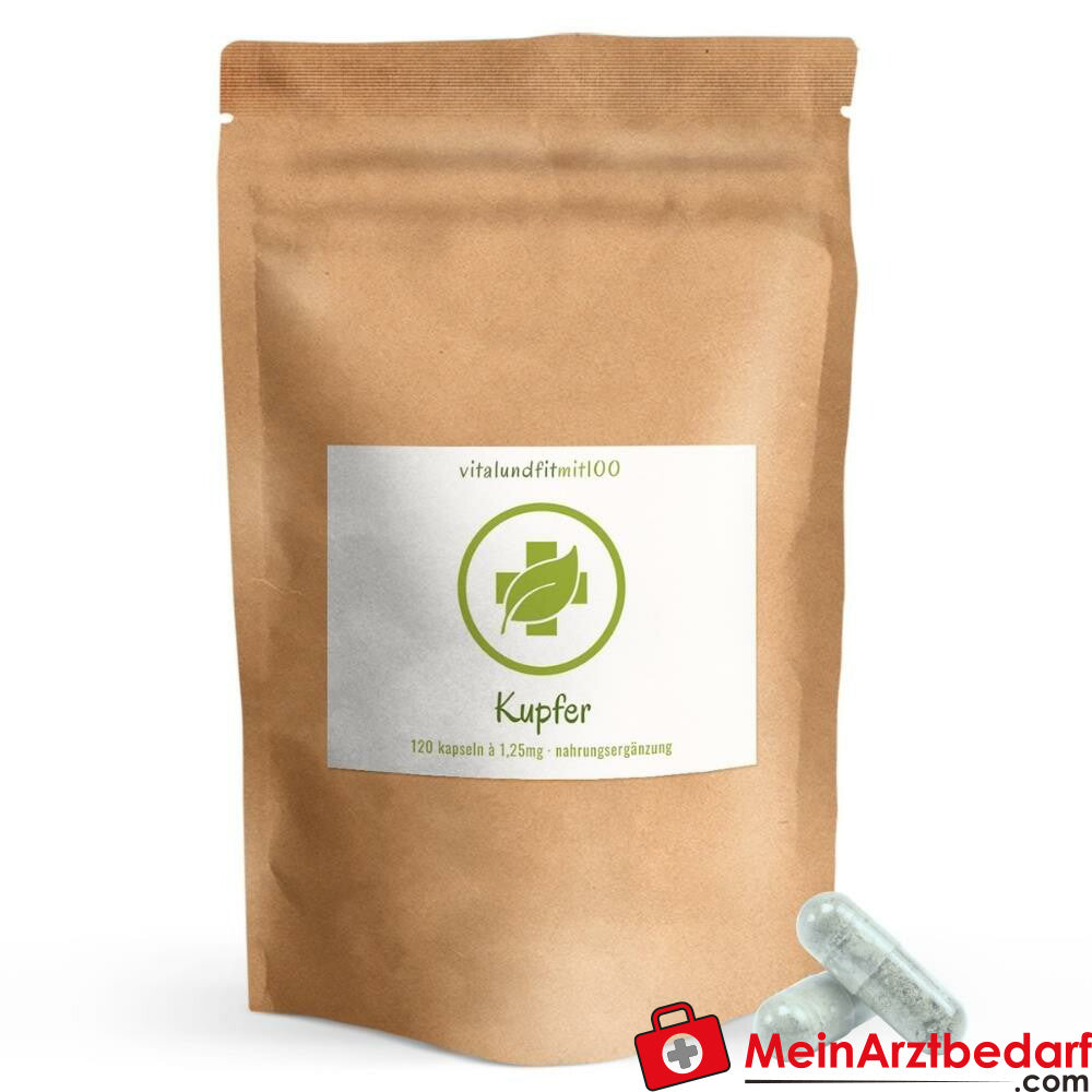 Kupfer Kapseln 1,25 mg.