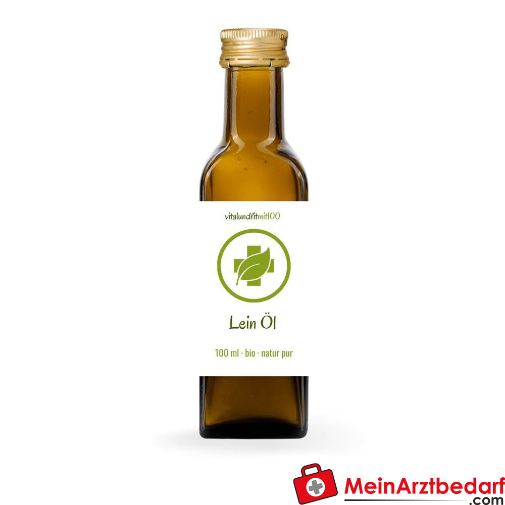 Bio Leinöl (kaltgepresst) 100 ml.