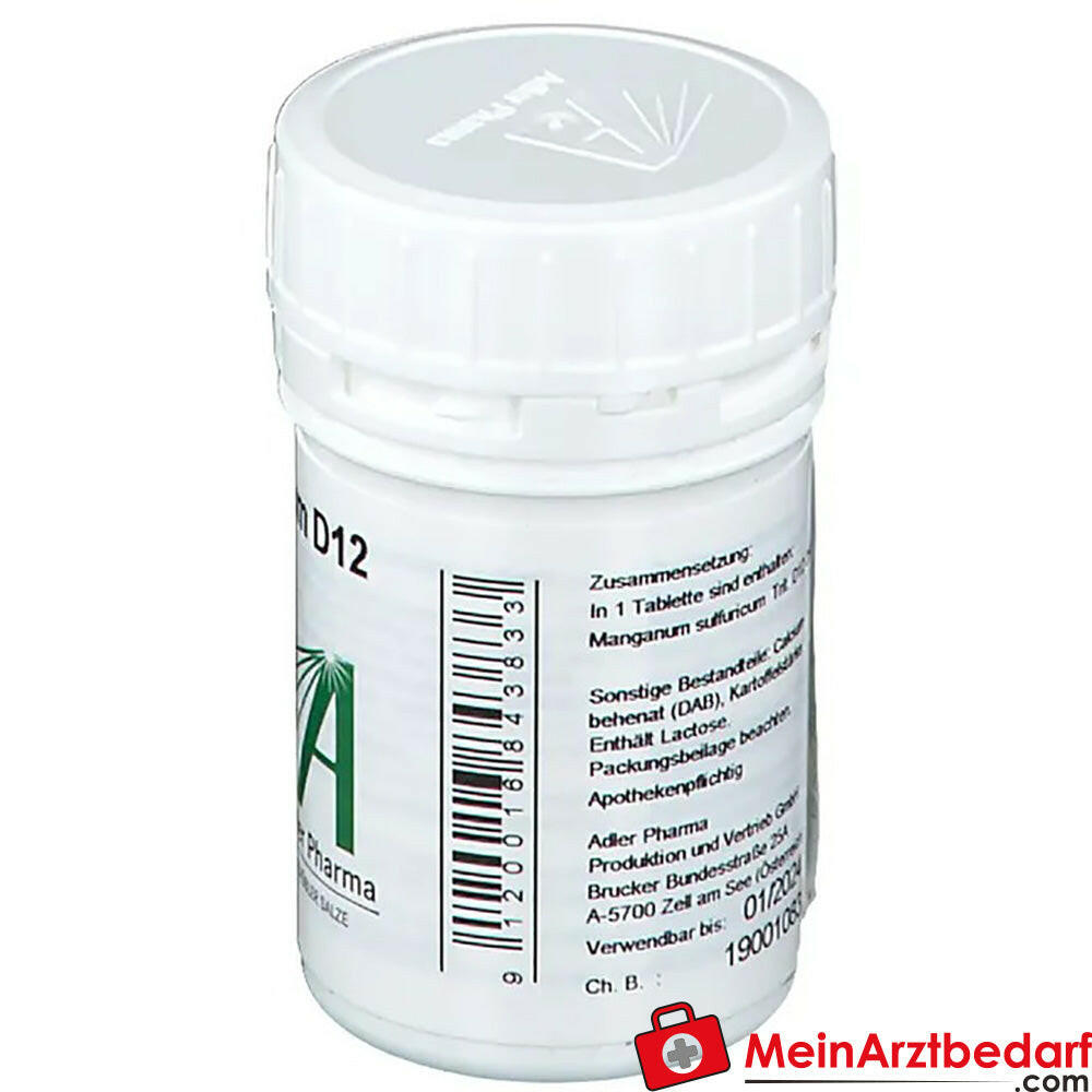 Adler Pharma Manganum sulfuricum D12 Biochemie nach Dr. Schüßler Nr. 17.