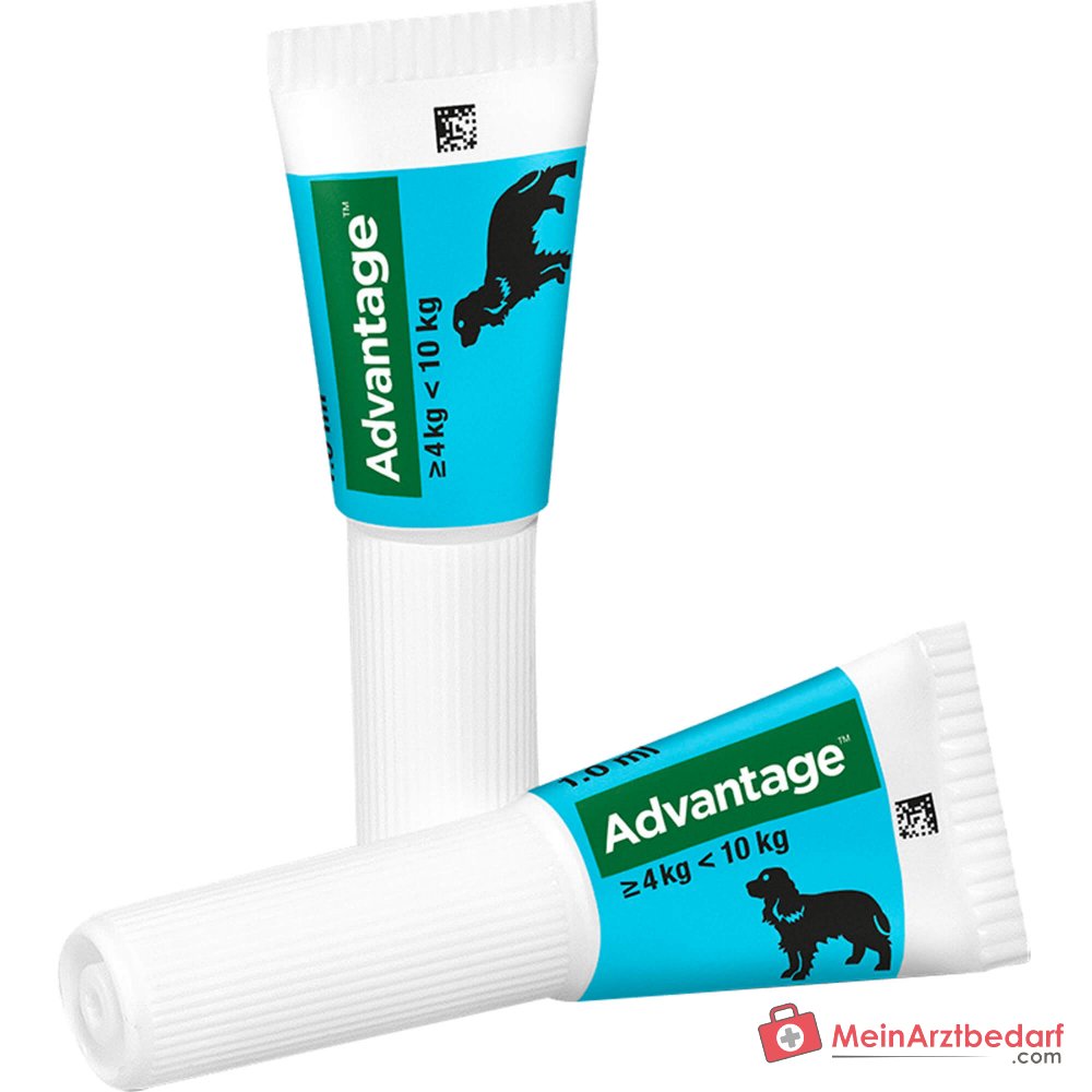 Advantage 100 Imidacloprid 100 mg/ml Soluzione spot-on cane 4-10 kg 4 pz.