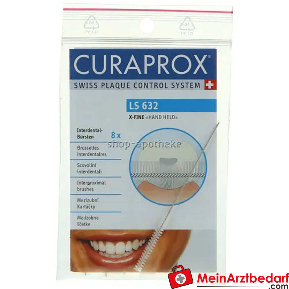 Curaprox® Interdentalbürsten LS 632 1,3 - 3,2 mm, 8 St..