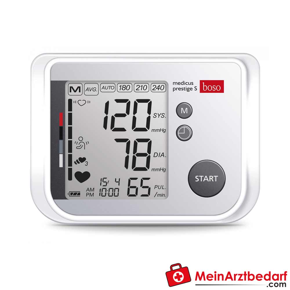 Boso medicus prestige S Blutdruckmessgerät mit Dreifachmessung.