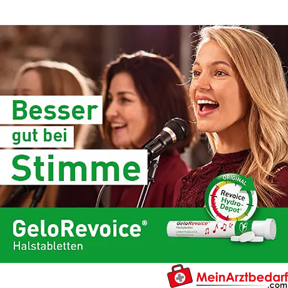 GeloRevoice Halstabletten Grapefruit-Menthol bei Heiserkeit & Stimmverlust, 20 St..