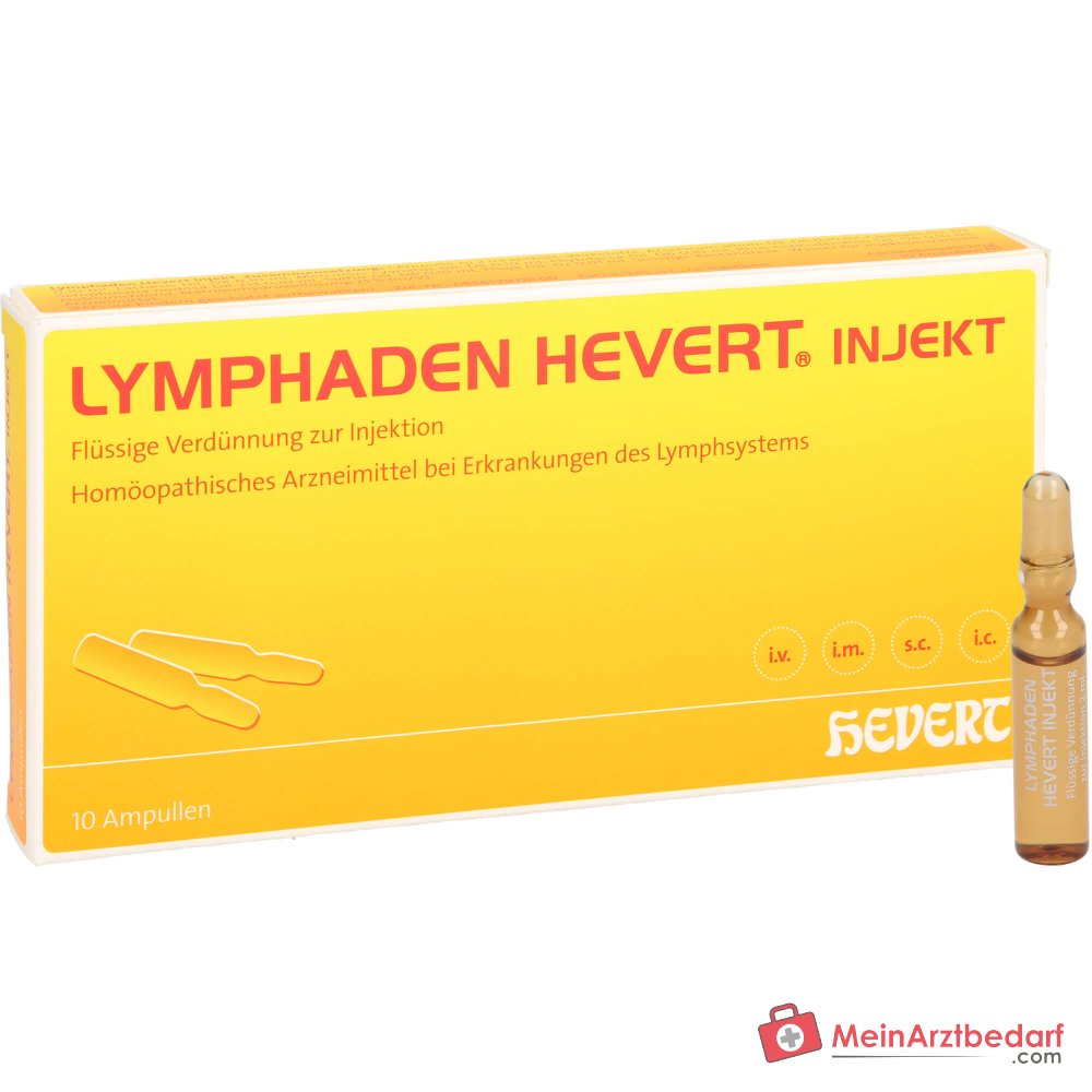 Hevert Lymphaden Hevert Inject Ampullen, 10 stuks