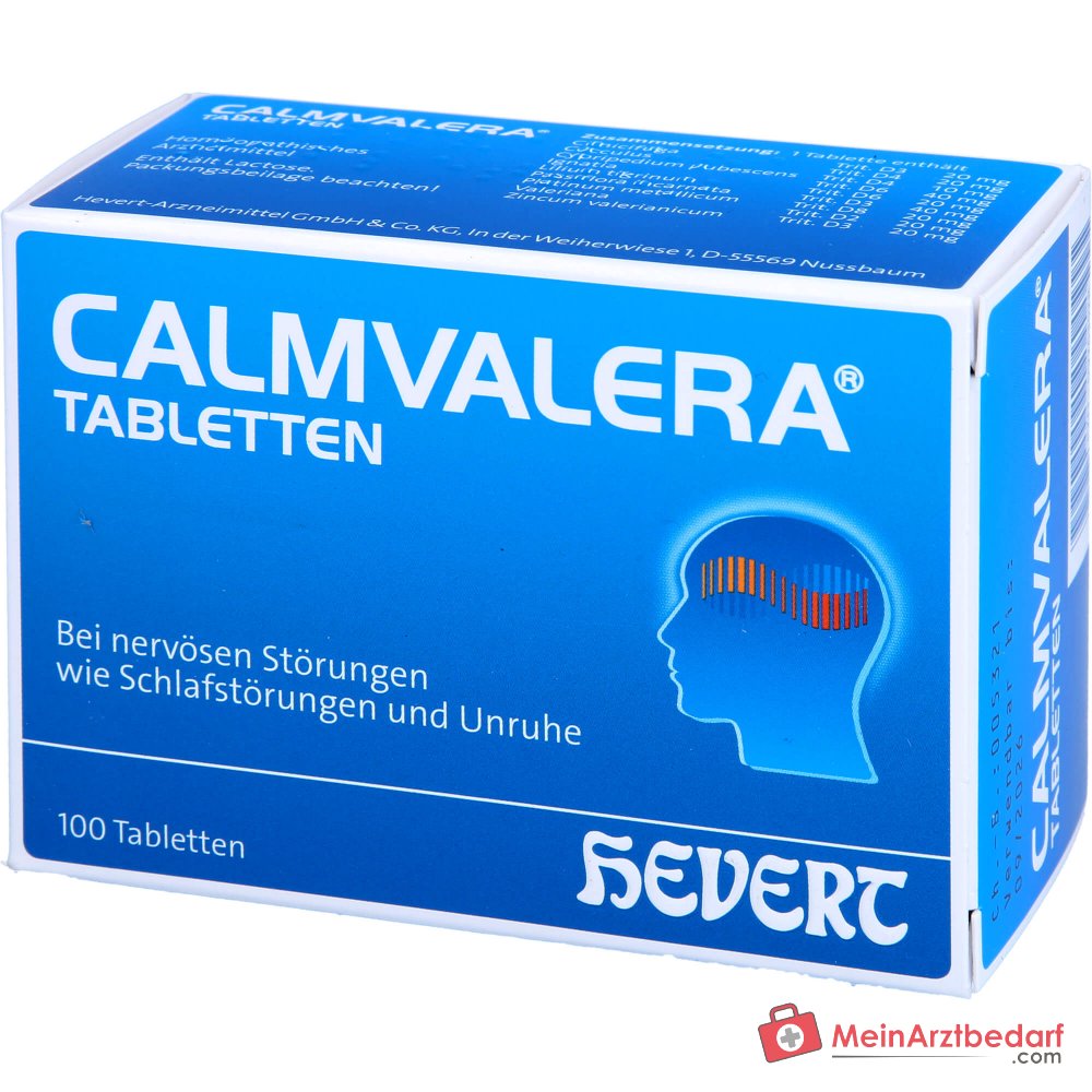Tabletki Calmvalera Calm-9-Complex (9 aktywnych składników) 100 tabletek