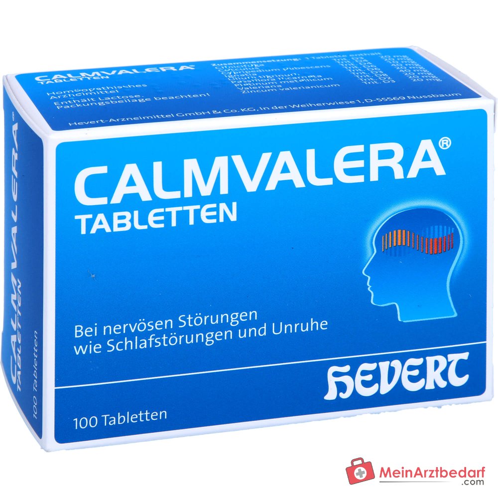 Tabletki Calmvalera Calm-9-Complex (9 aktywnych składników) 100 tabletek