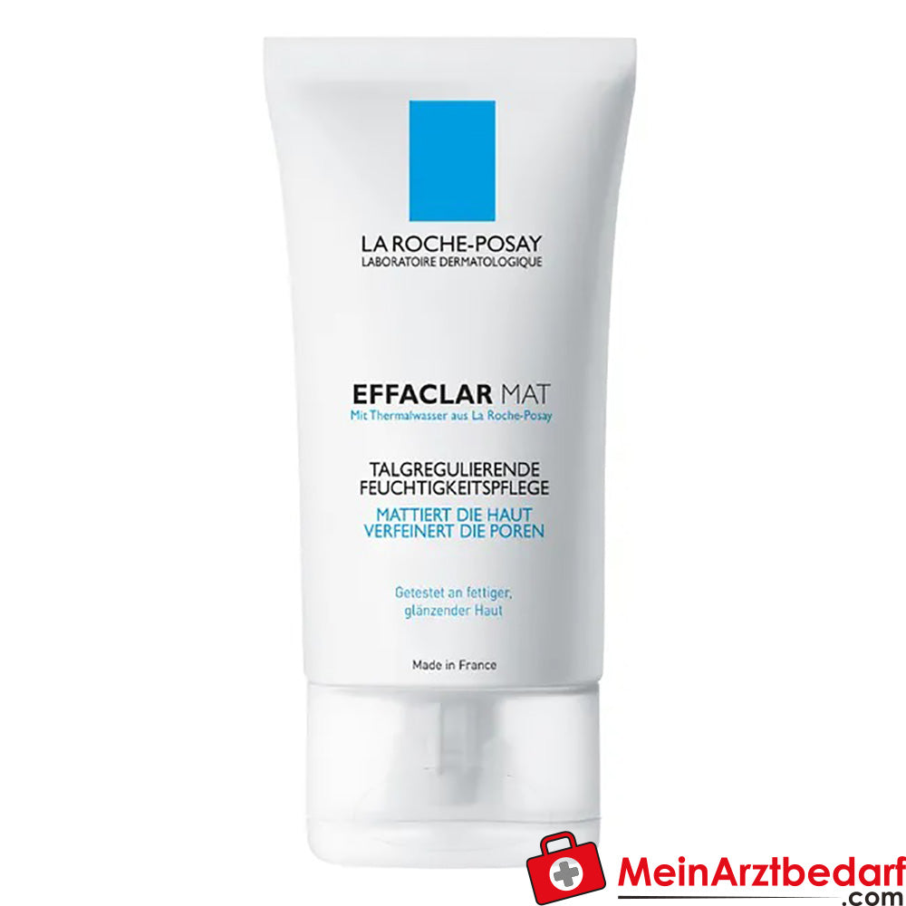 La Roche Posay EFFACLAR MAT Gesichtspflege für unreine Haut, die zu übermäßigem Glanz neigt, 40ml.
