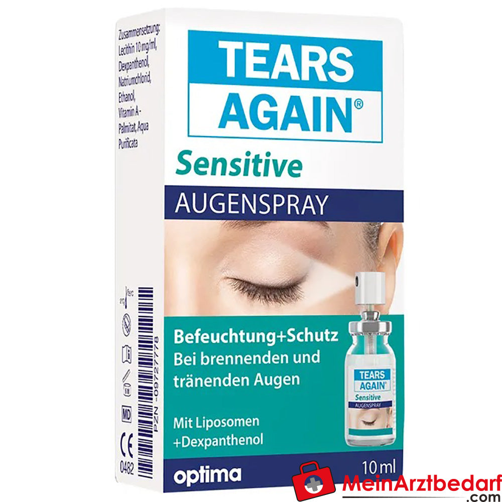 TEARS AGAIN® Sensitive Augenspray, 10ml.