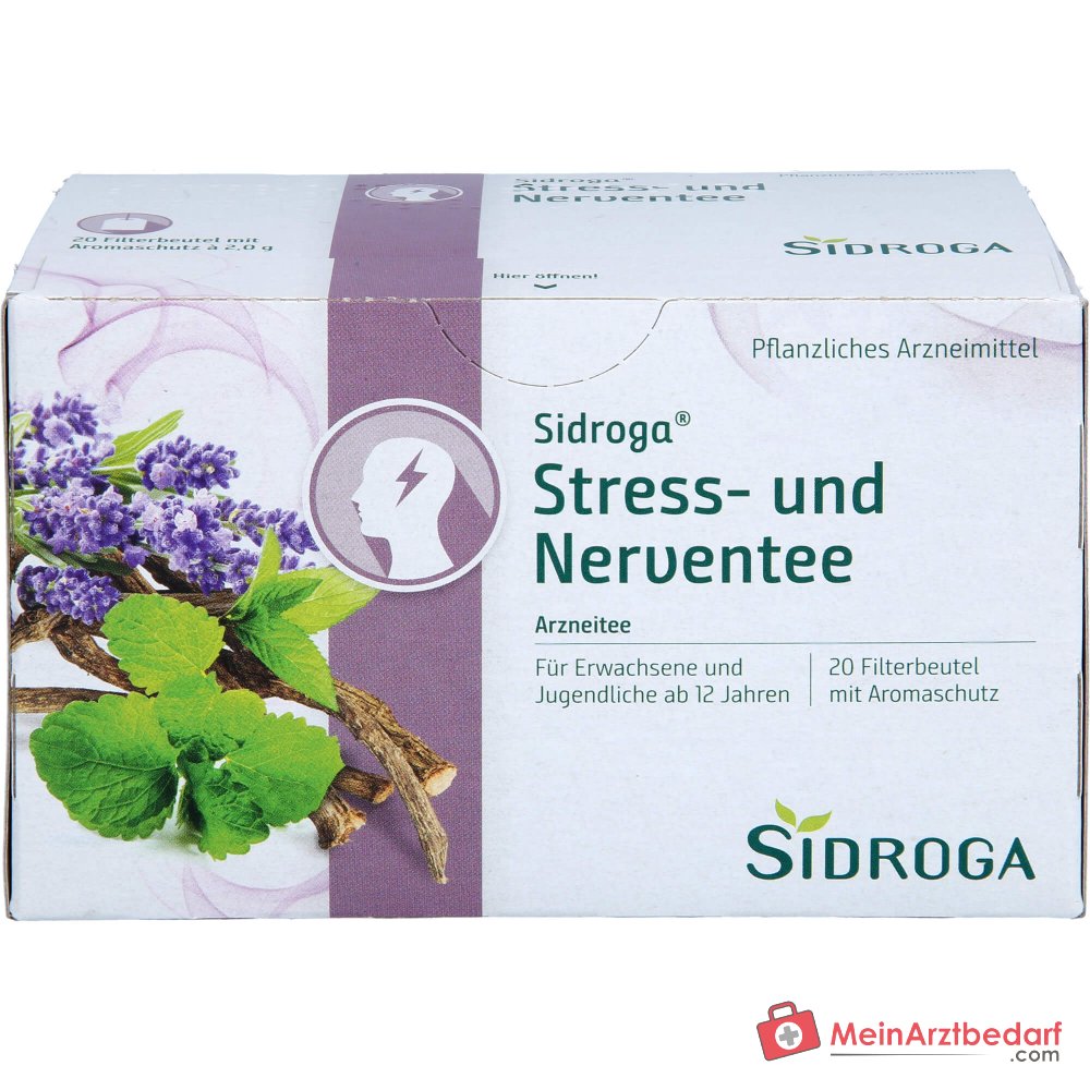 Sidroga herbata na stres i nerwy w torebkach, 20 x 2 g