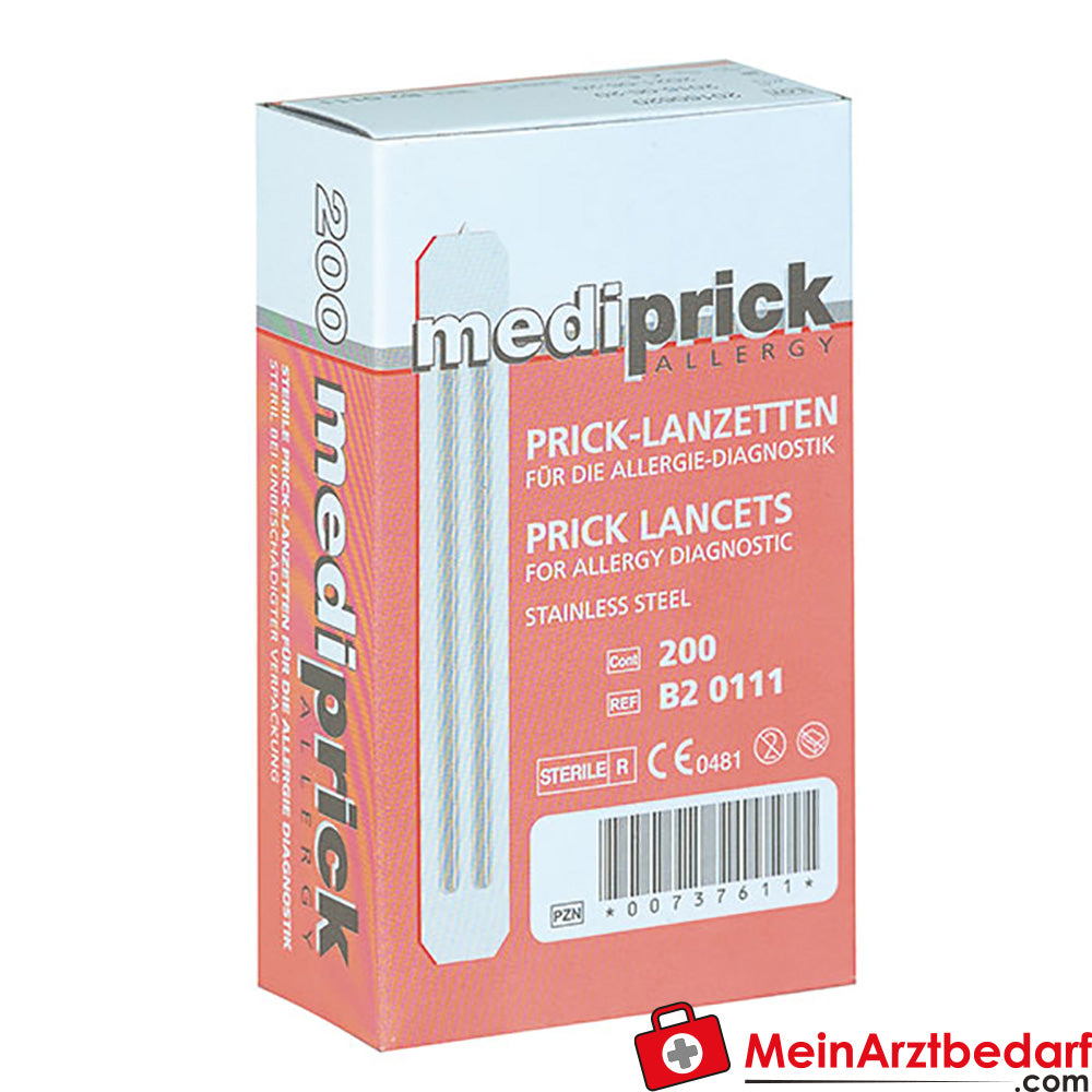 Mediprick Allergietestlanzetten, 200 Stk..
