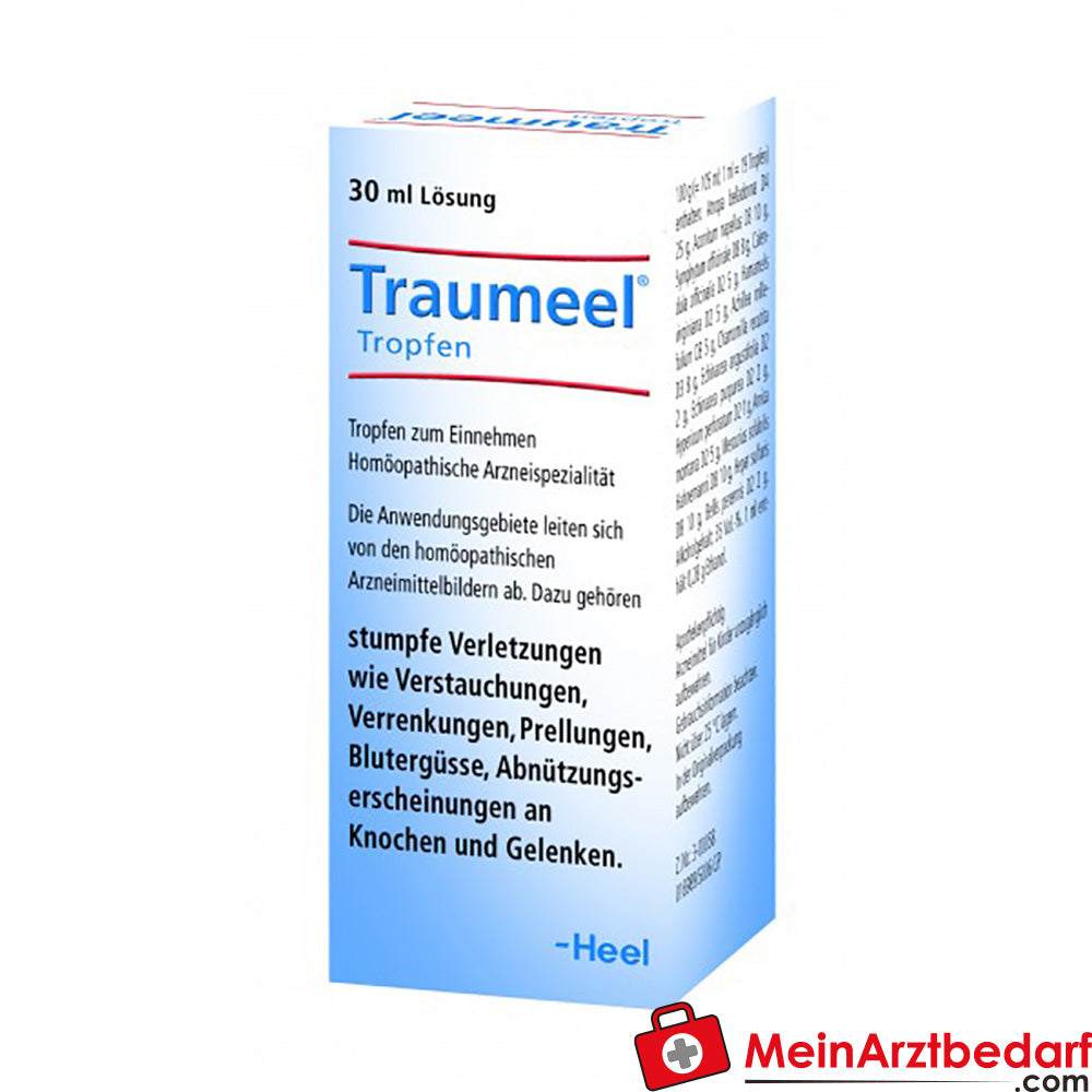 Traumeel Tropfen 30 ml homöopathisches Arzneimittel bei Prellungen und Verstauchungen.