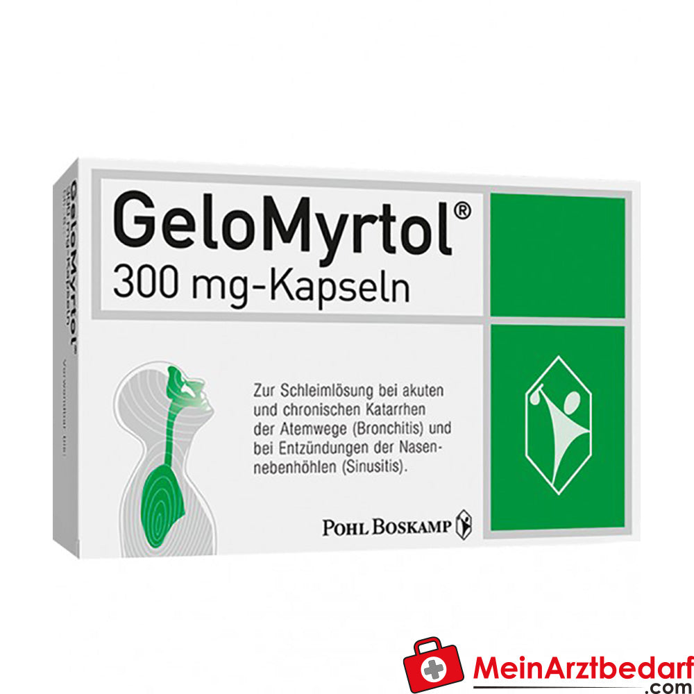 GeloMyrtol 300 mg capsules 20 capsules - slijmoplossend middel bij bronchitis en sinusitis