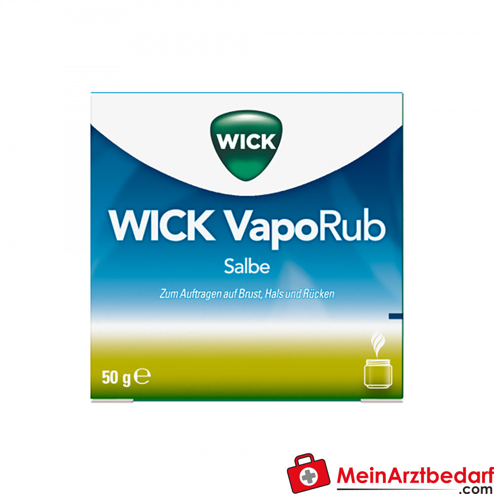 Wick VapoRub Pommade contre le rhume 100 g, usage externe en cas de rhume et de toux