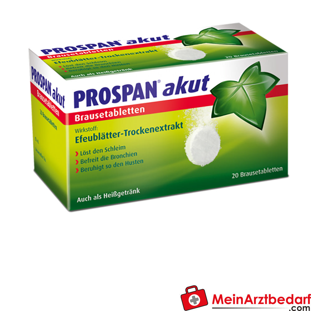 Prospan bruistabletten Acute 20 Extract van jeneverbes, slijmoplossend