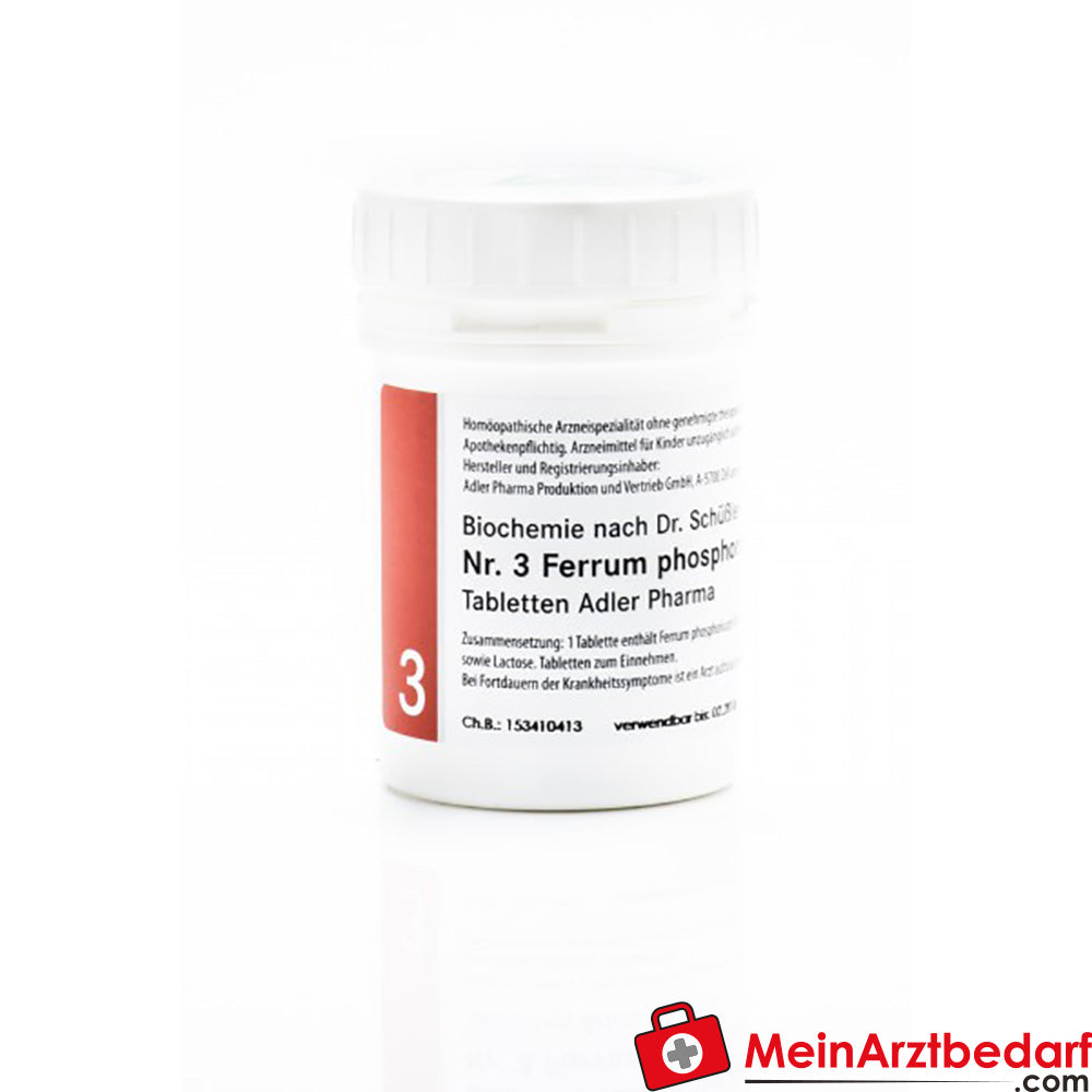 Sel d'Adler Schüssler n° 3 Ferrum phosphoricum D12 comprimés 500 g