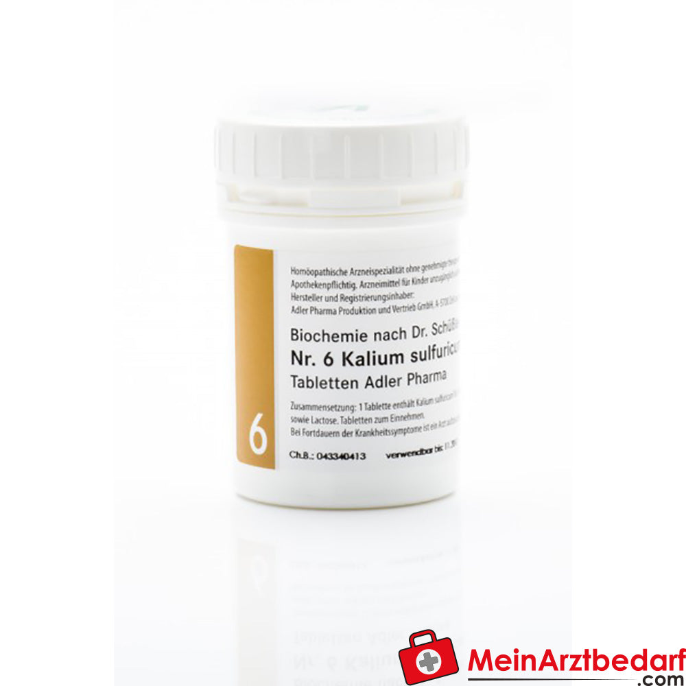 Adler Pharma Schüßler Salz Nr. 6 Kalium sulfuricum D6 Tabletten 500 g