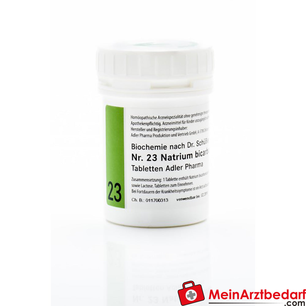 Adler Pharma Sel de Schüssler No 23 D12 comprimés 100 g Natrium bicarbonicum
