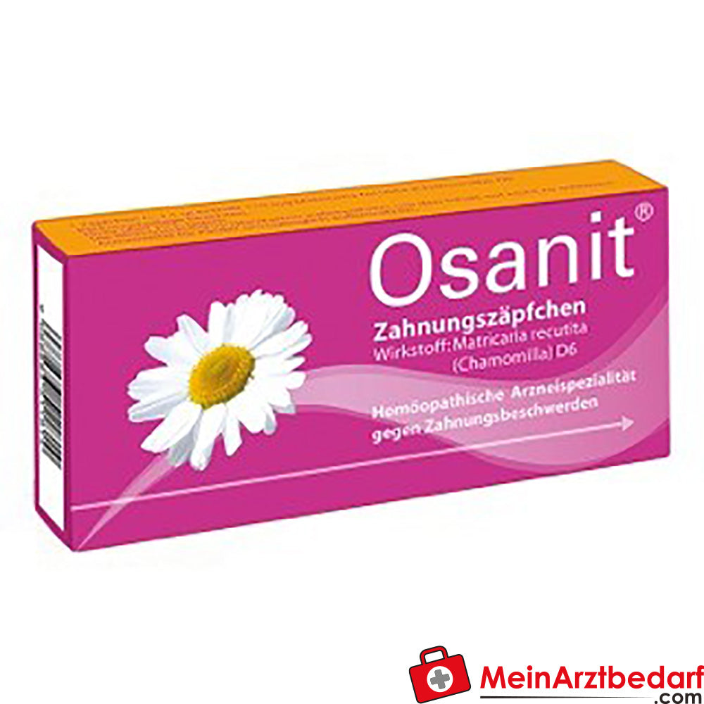 Osanit Chamomilla supposte 12 pz. omeopatiche per la dentizione