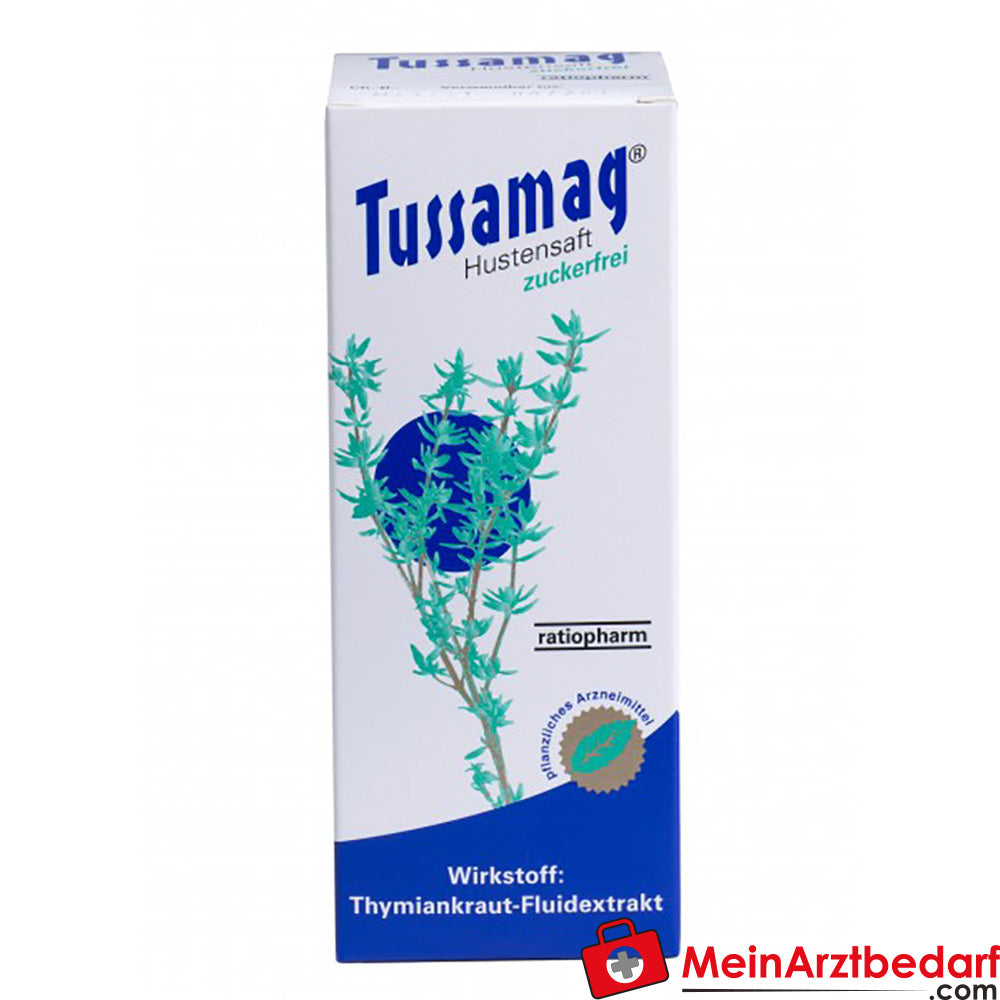 ratiopharm Tussamag sciroppo per la tosse senza zucchero 150 ml espettorante alle erbe