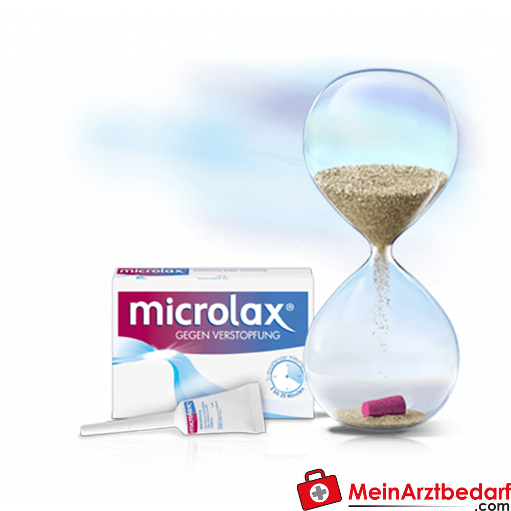 Microlax Microklistier 5 ml, 4er Pack, rektal – schnell 5–20 Min, für Säuglinge & Schwangere