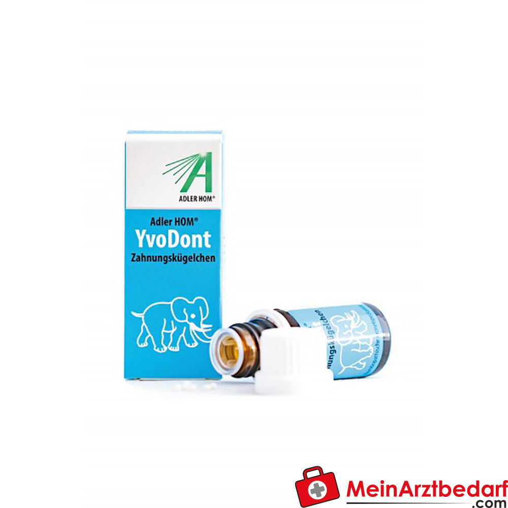 Adler Pharma YvoDont granuli dispersibili 10 g Rimedio omeopatico per la dentizione dei bambini da 4 mesi a 6 anni