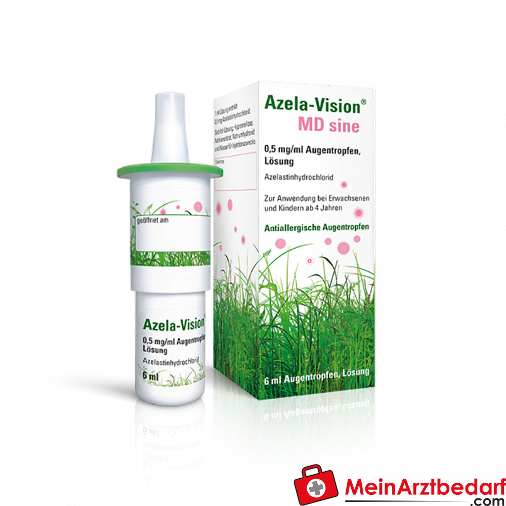Omnivision Azela-Vision MD gouttes oculaires antiallergiques 6 ml (antihistaminique)