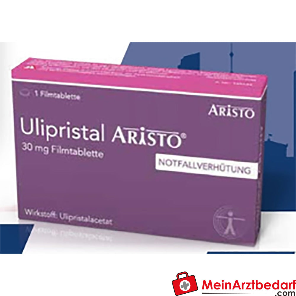 Aristo Ulipristal 30 mg tabletka powlekana rano po posiłku, 1 tabletka