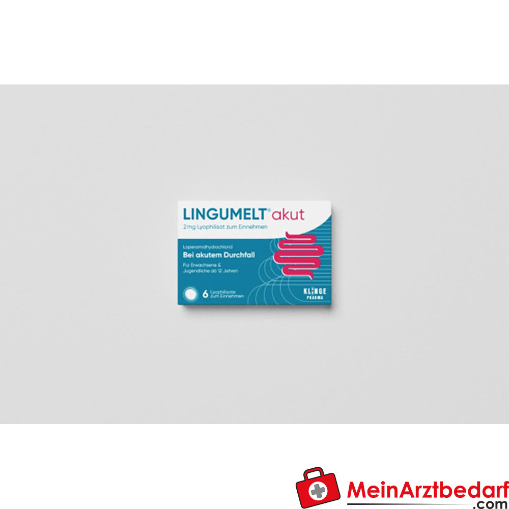 02KLI Lingumelt comprimés à fondre (lyophilisat) 2 mg lopéramide, 12 pièces