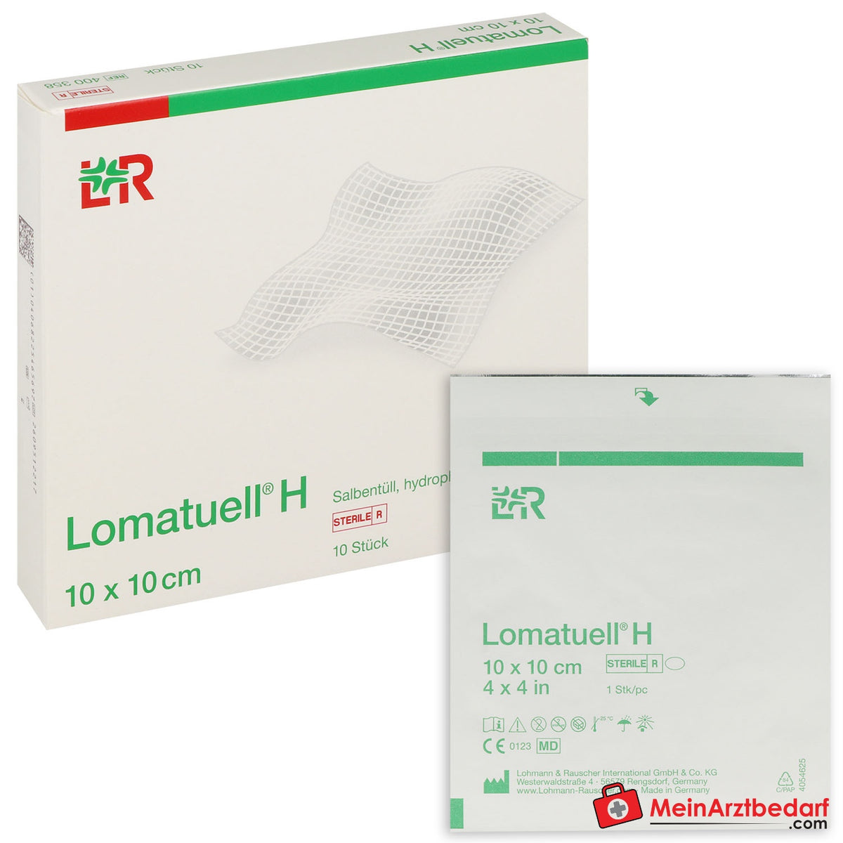 Lomatuell H Salbenkompresse.