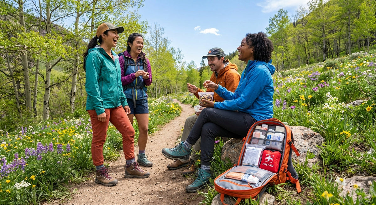 Outdoor-Unfälle im Frühling - Erste-Hilfe-Ausrüstung für Wandervereine und Sportgruppen