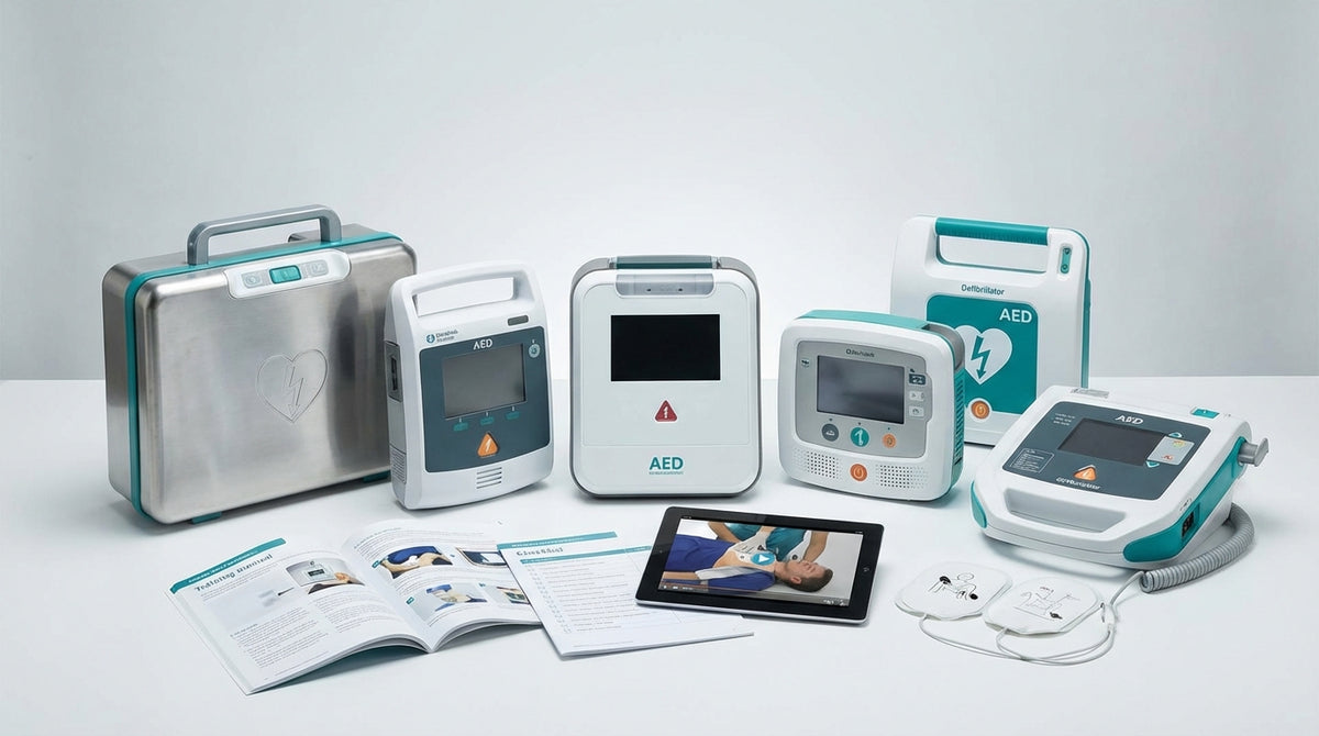 Geräteeinweisungen für Defibrillatoren