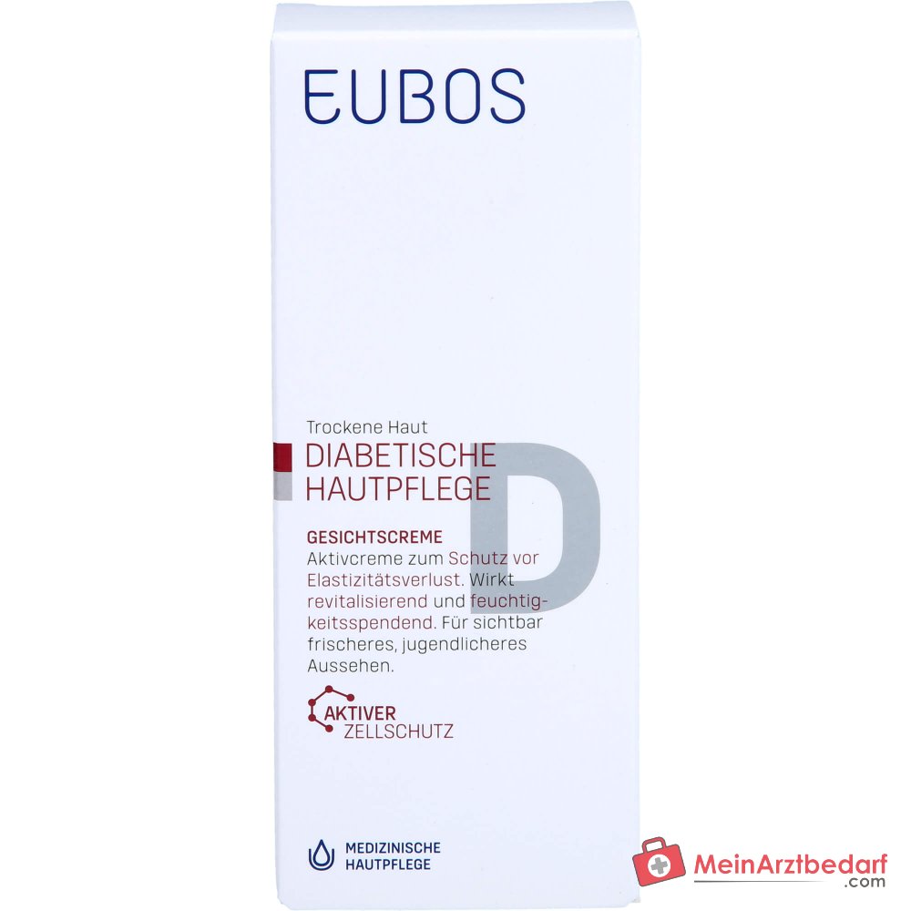 Eubos Diabetische Haut Pflege Gesichtscreme Creme, 50 ml.